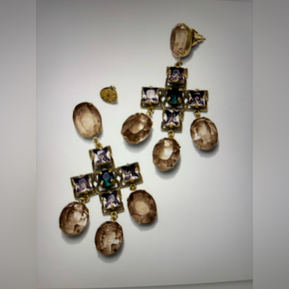 Tory Burch Cross Earrings